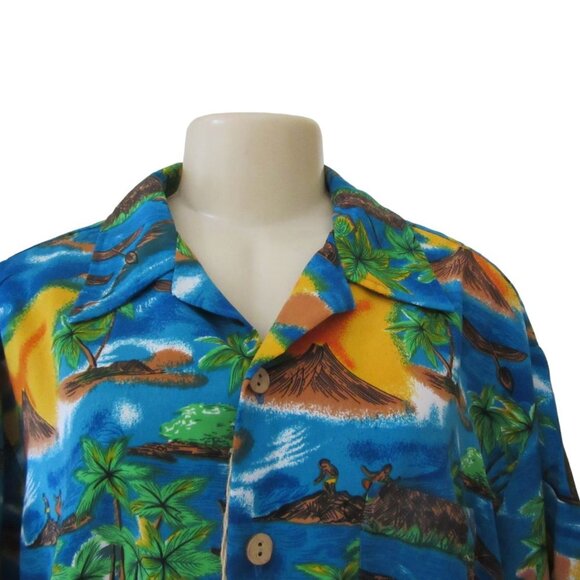 NWT, Men's Kennington Ltd California Hawaiian Style Shirt in Sz X-Large - Picture 3 of 6